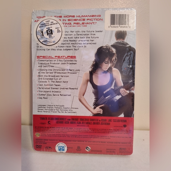 NWT Terminator The Sarah Connar chronicles complete first season DVD - Picture 2 of 3